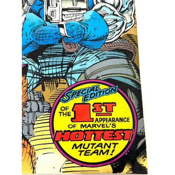 X-Force 1 Marvel Comic Book Graphic August 1991 Vol. 1 Second Print Collectible - Picture 7 of 11